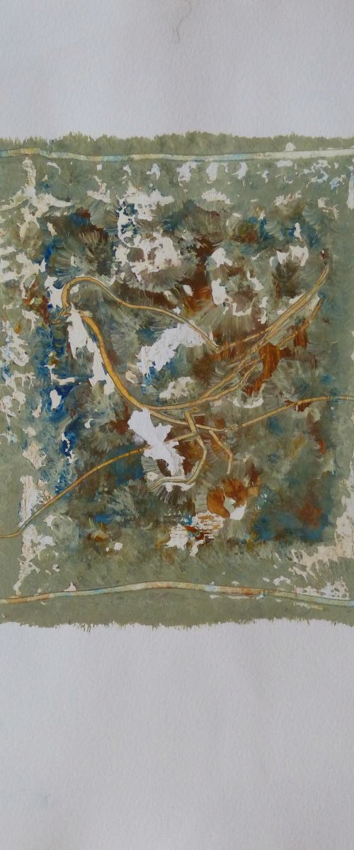 Birds of the park Monceau 5, 41x29 cm by Frederic Belaubre