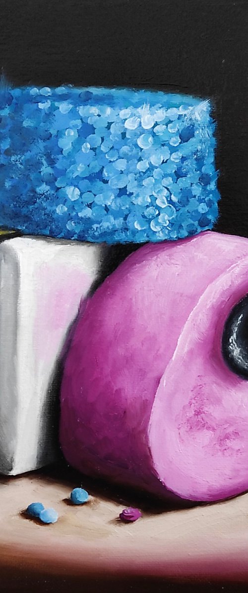 Allsorts  still life by Jane Palmer Art
