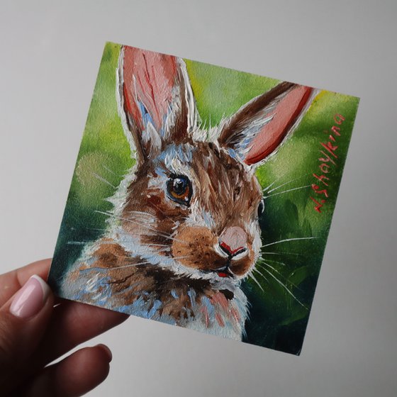 Bunny Miniature Painting