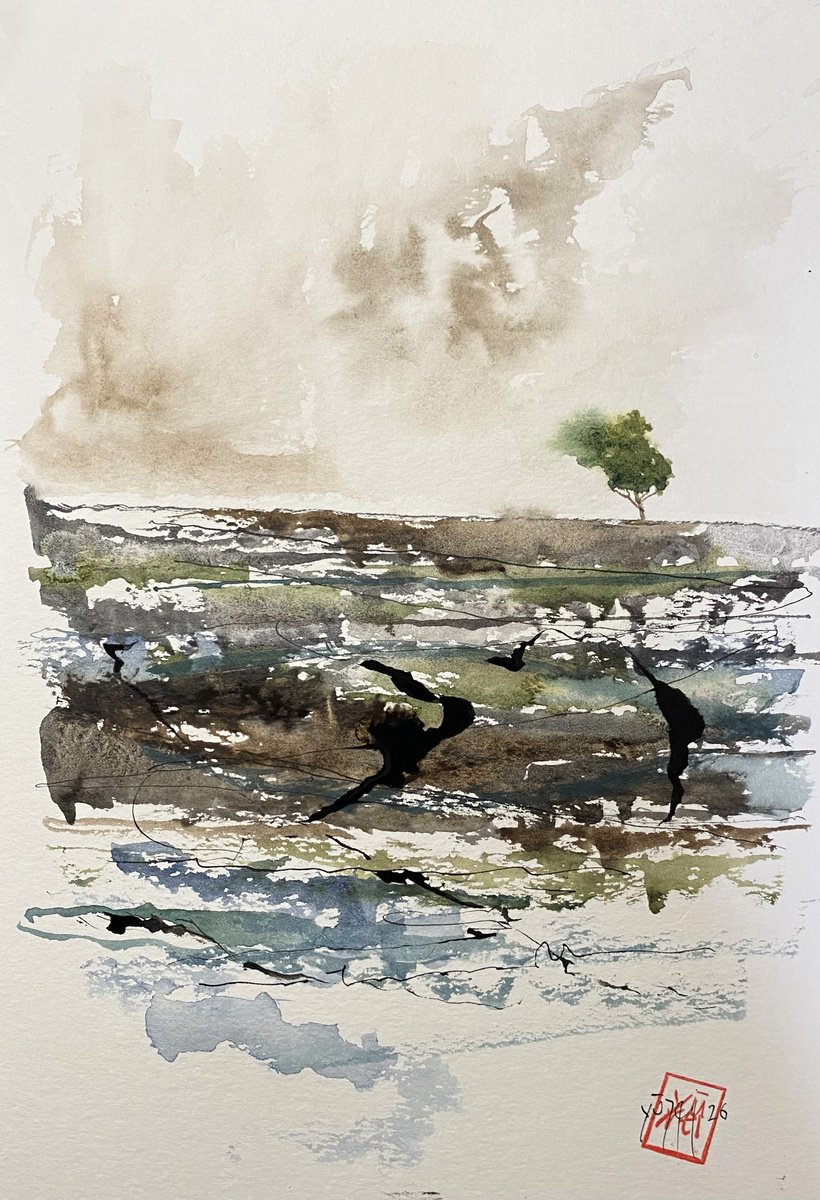 Abstract Watercolour , Terra Mia By YS?rei, 8 X 12, Artwork For Sale On Artfinder