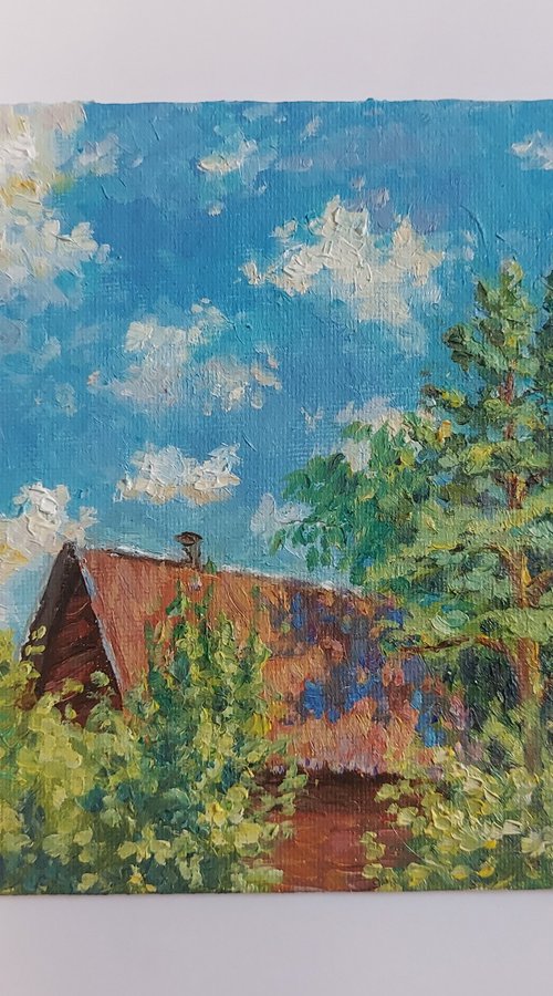 July. Late Afternoon by Ekaterina Orlova