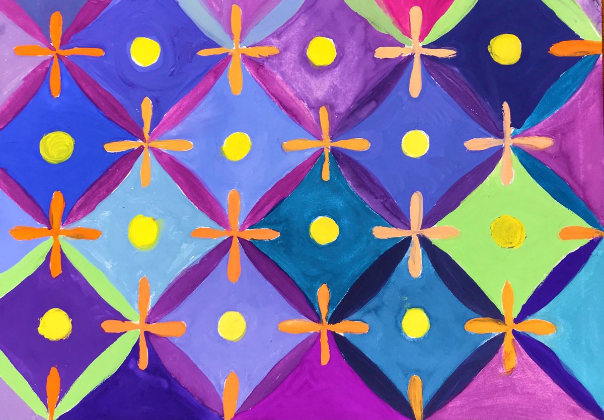 Abstract Painting By Anastasia Terskih, 12 X 8, Abracadabra, Original Artwork