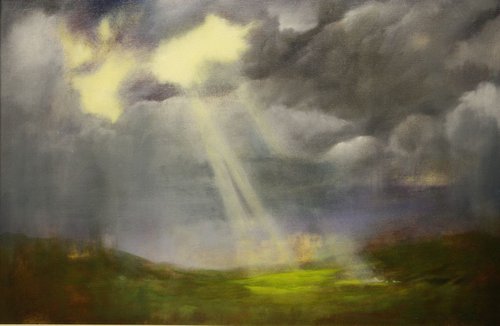 Light through the storm by Ernie Butler
