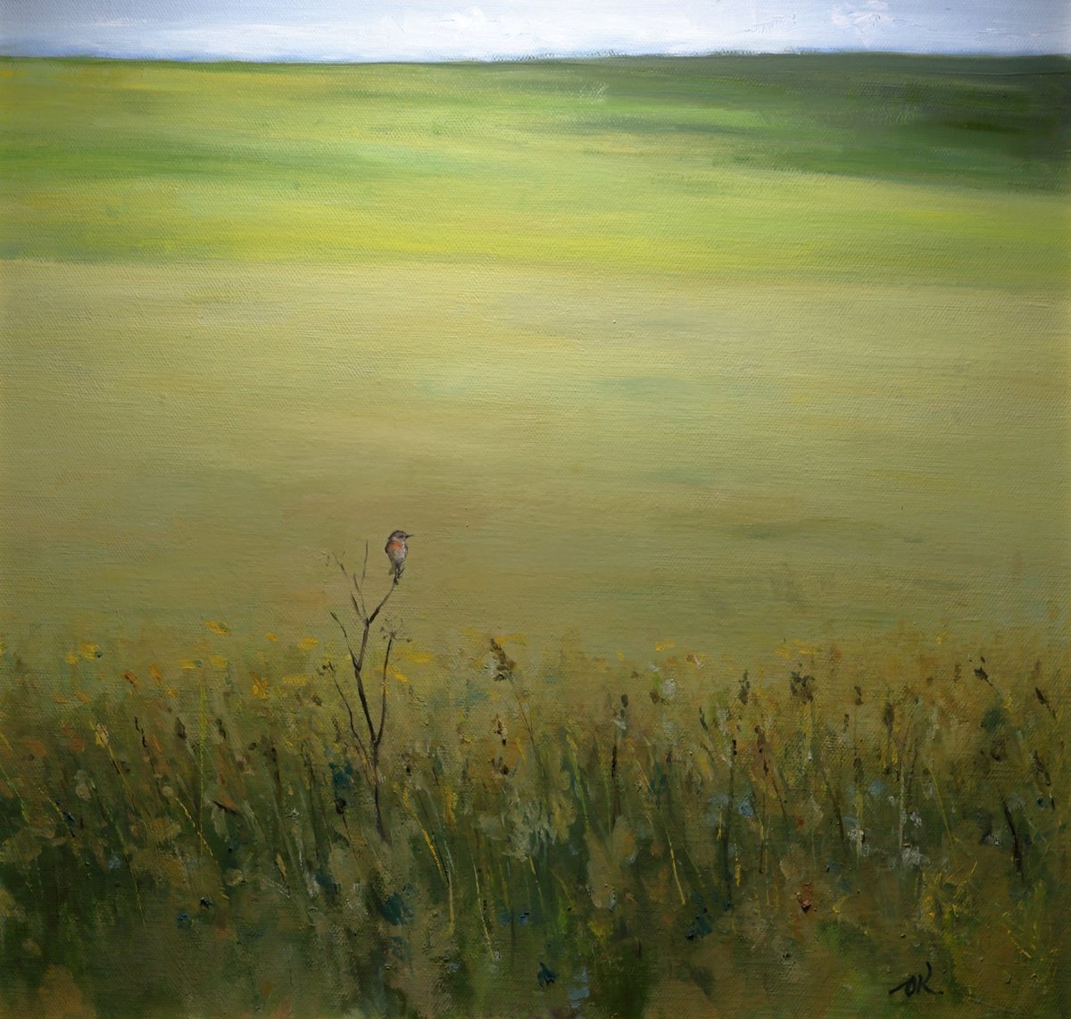 Field Of Gold By Oleg Kamaev, 22 X 21, Artwork For Sale On Artfinder