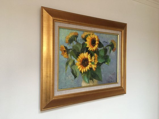 Sunflowers - 2 (Framed)