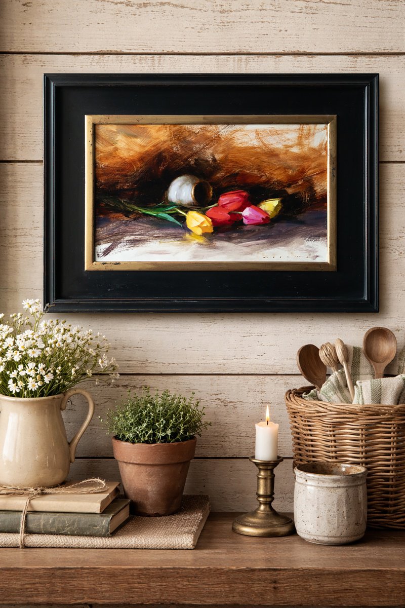 Tulips By Rostyslav Malysh, 11 X 8, Artwork For Sale On Artfinder