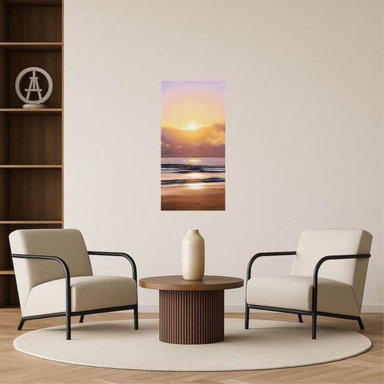 Golden Hour Glow. Seascape