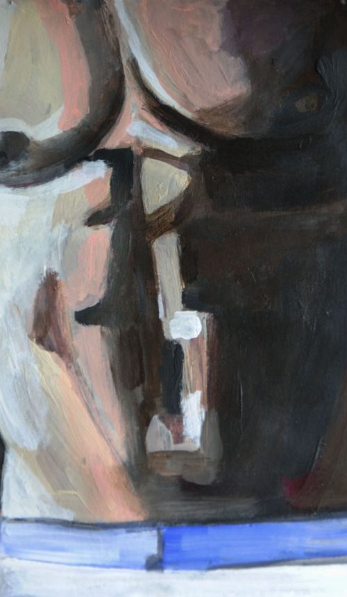Male figure /  42 x 29.7 cm by Alexandra Djokic