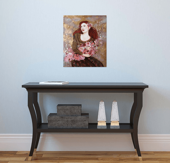 Embrace the spring 46 x 55 cm