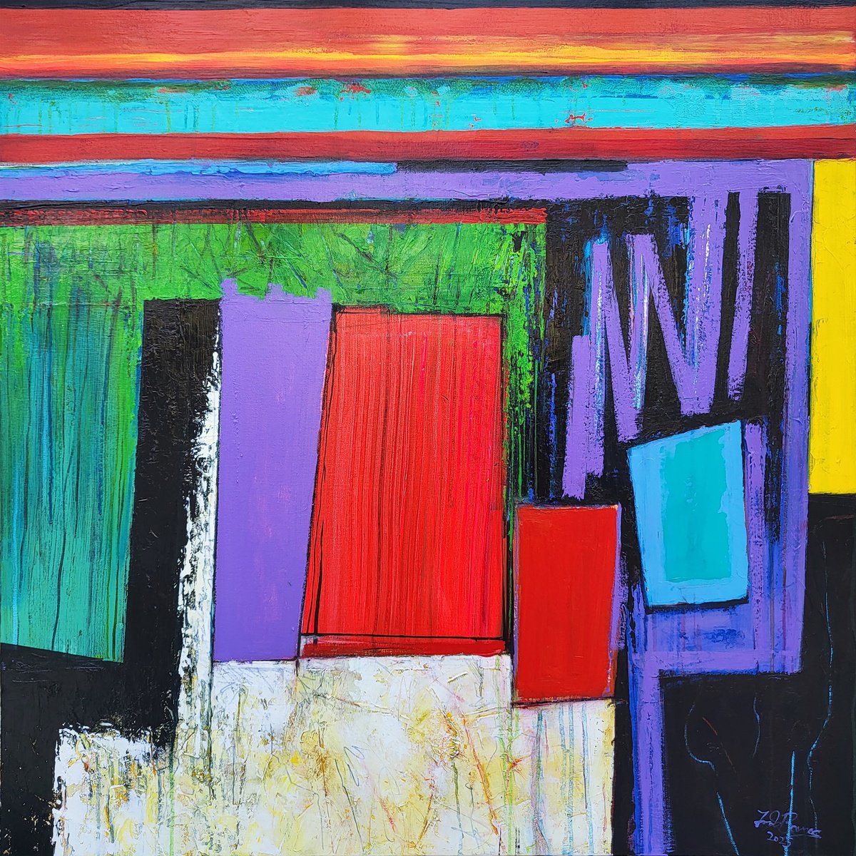 Watermelon In Easter Hay By Frank Barnes, 39 X 39, Artwork For Sale On Artfinder