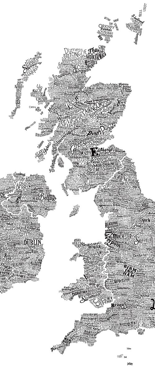 Great British Type Map by Dex