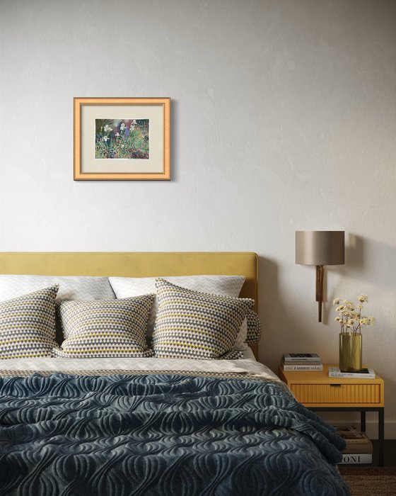 Irises in the garden