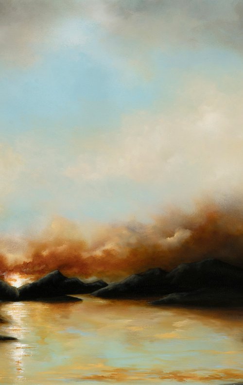 Highland Sunset To Skye by Rolf Marriott