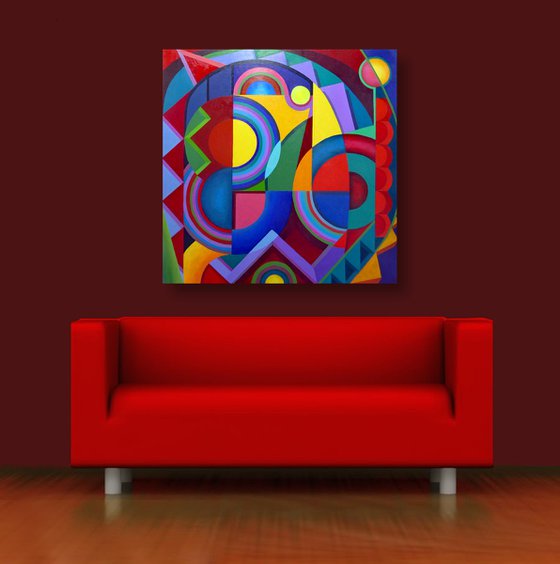 DOODLE OF GEOMETRIC SHAPES