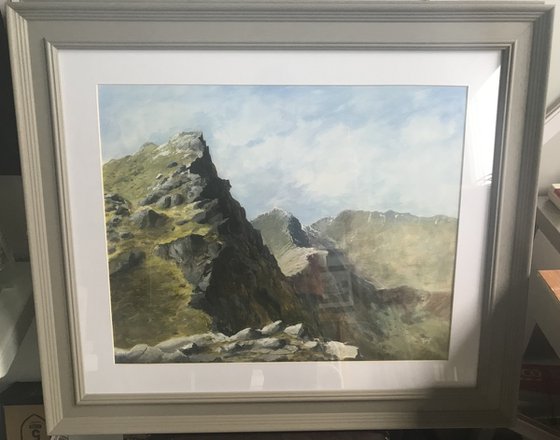 Snowdon From Lliwedd, Snowdonia