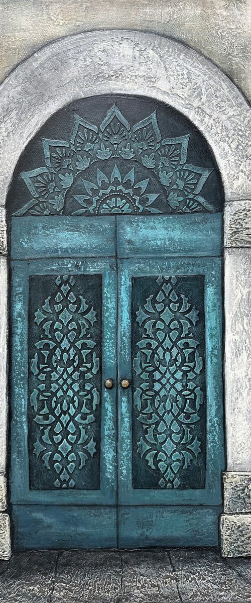 Turquoise Threshold by Hasmik Mamikonyan