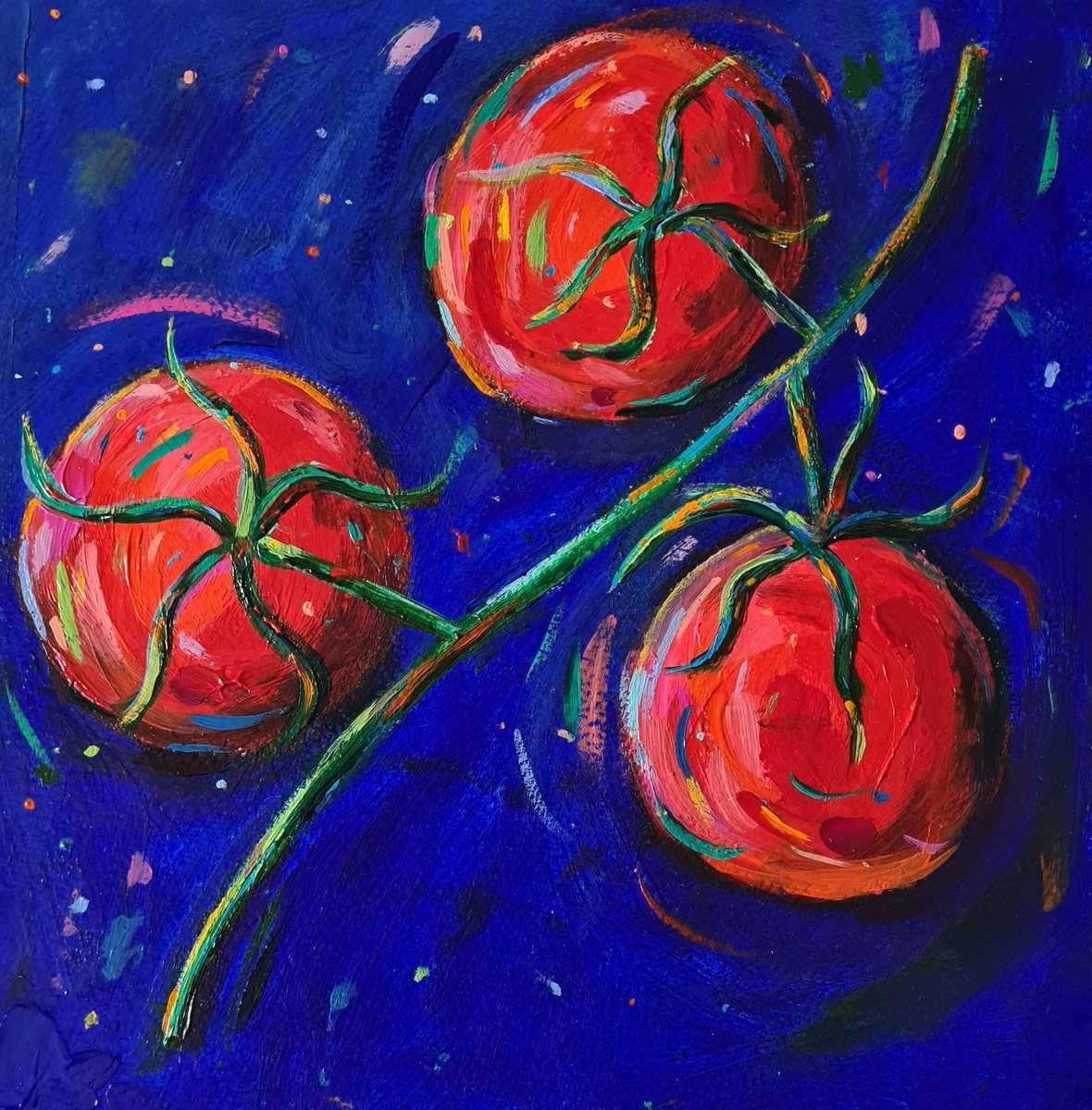 Vine Tomatoes by Dawn Underwood