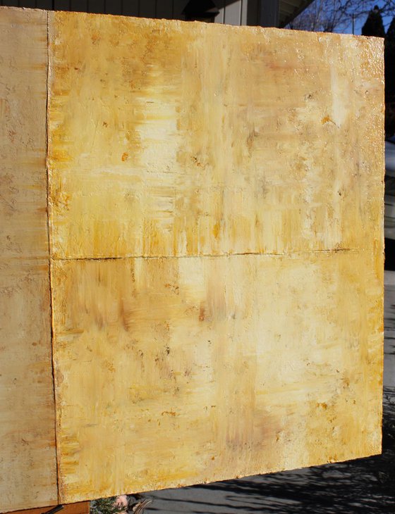 Abstract Concept Gold Red Ochre I