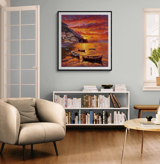 "Evening Magic of Amalfi"