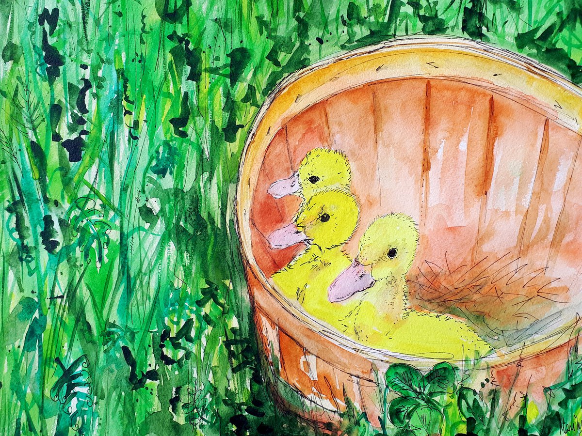 3 little ducklings by Marily Valkijainen