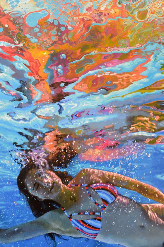 Underwater Painting - Set Afire