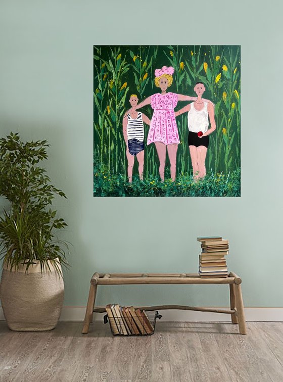 Friends Original Painting