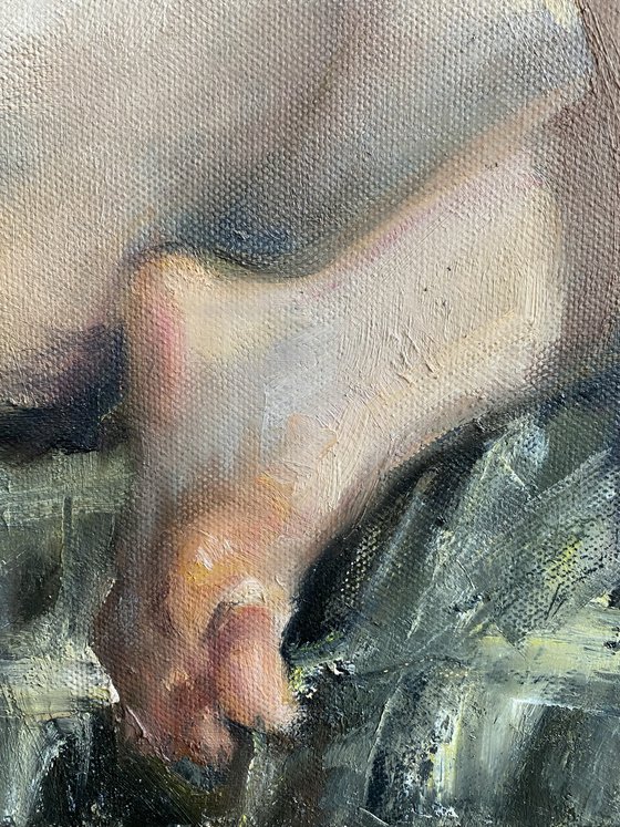Nude model