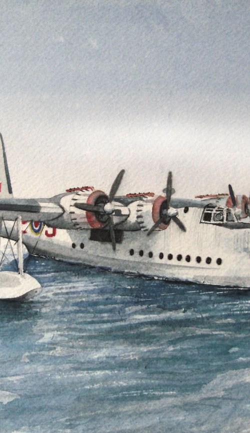 Short Sunderland Flying Boat by John Lowerson