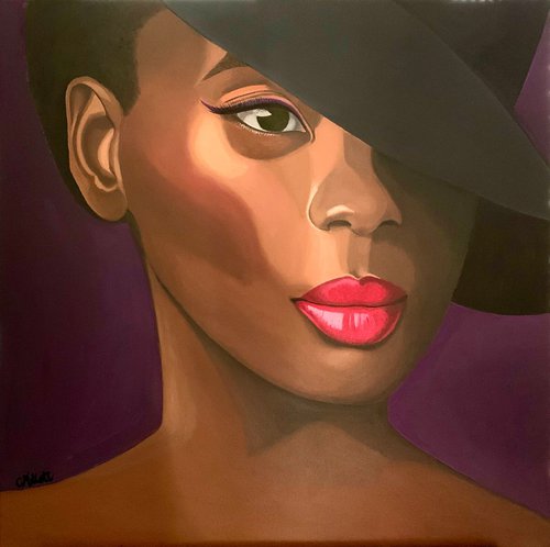 Beauty in a Hat 2 by Caroline Millott