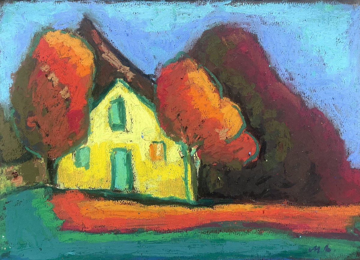 Yellow House by Milica Radovic