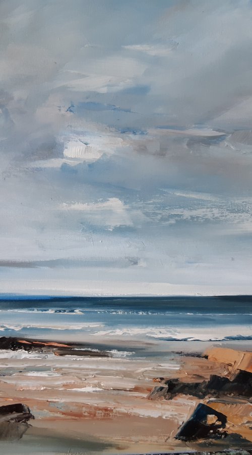 Rocky shoreline by Steve Keenan