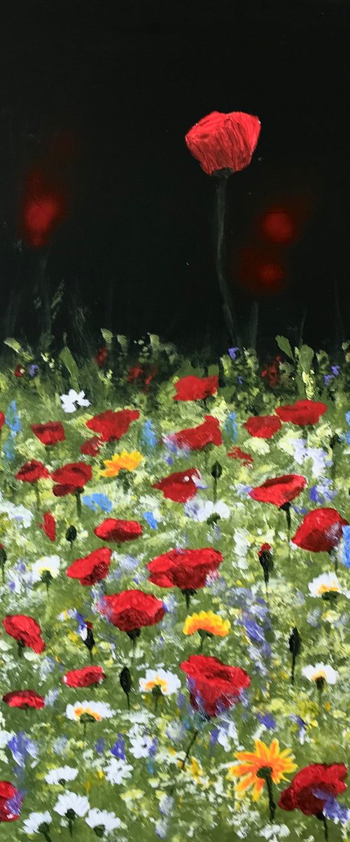 Wild Flower Meadow by Jackie Ward