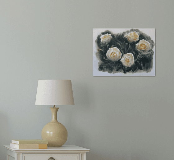 White roses