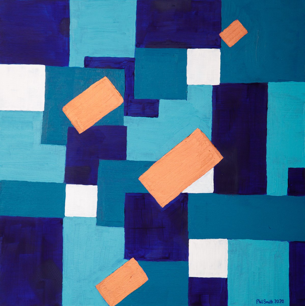 Lockdown 2 By Phil Smith, 24 X 24, Artwork For Sale On Artfinder