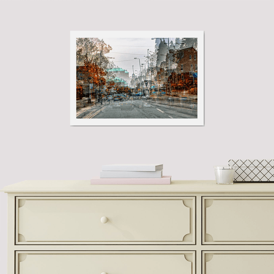 Inner City Streets 7. Abstract street scene. Limited Edition Photography Print #1/15
