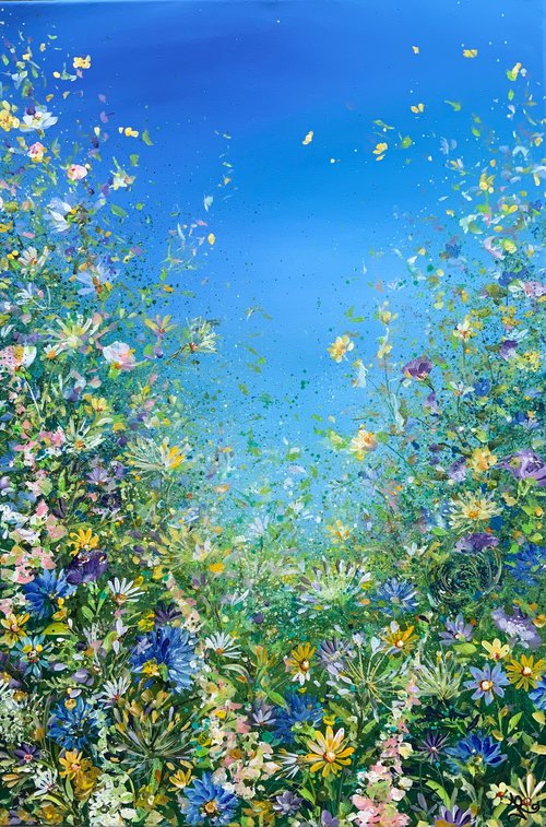 Blue Skies and Cornflowers by Jan Rogers