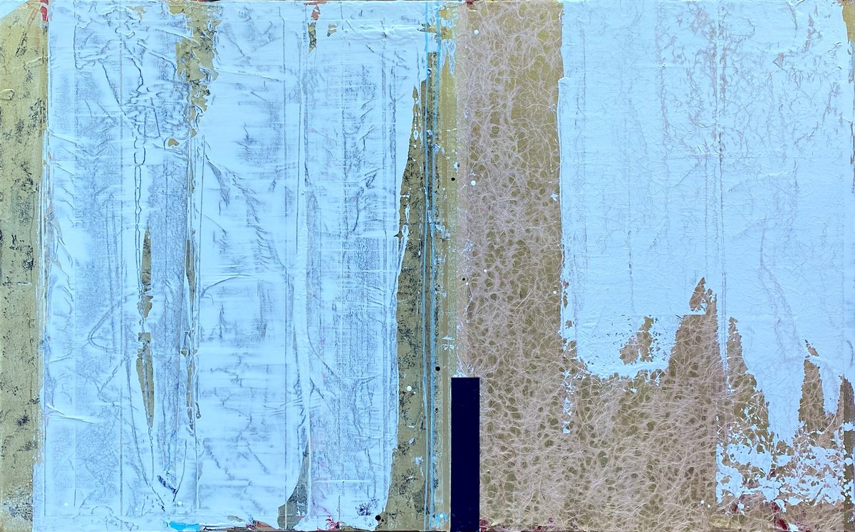 Abstract Botanical Painting By Jason Forcier, 48 X 30, Glimpse, Original Artwork