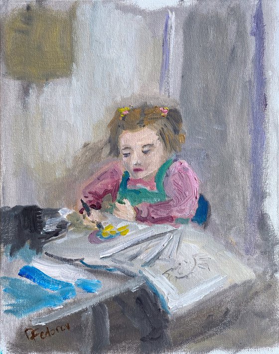 Portrait of the young artist