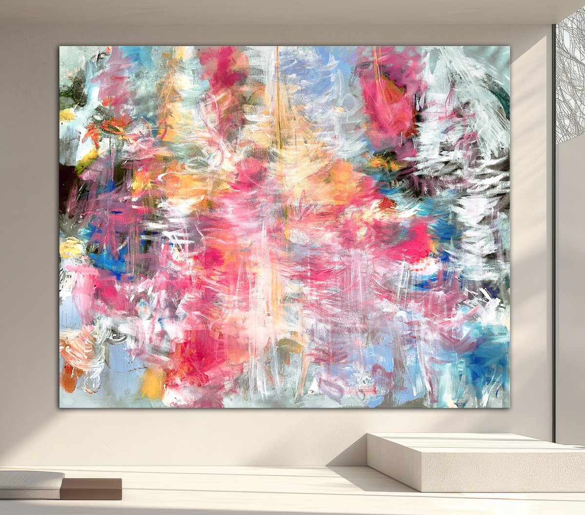  Carrying Color Through The Wind By Andrada Anghel, 60 X 48, Artwork For Sale On Artfinder