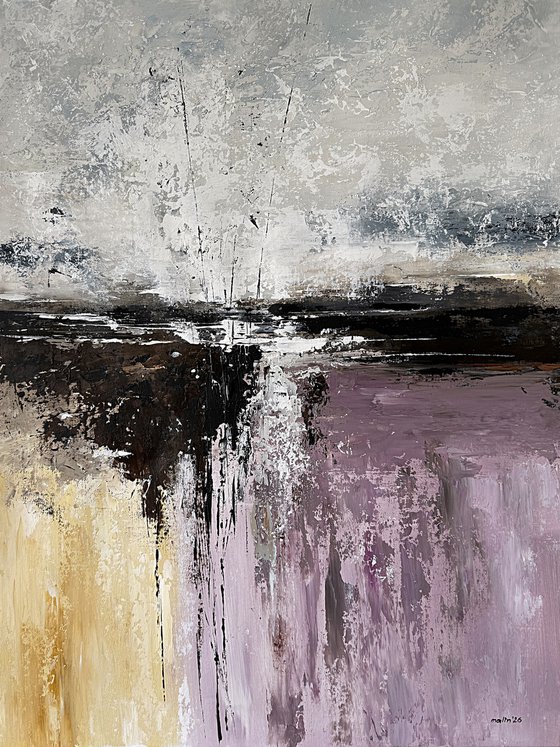 Muted Light Over Earth and Violet