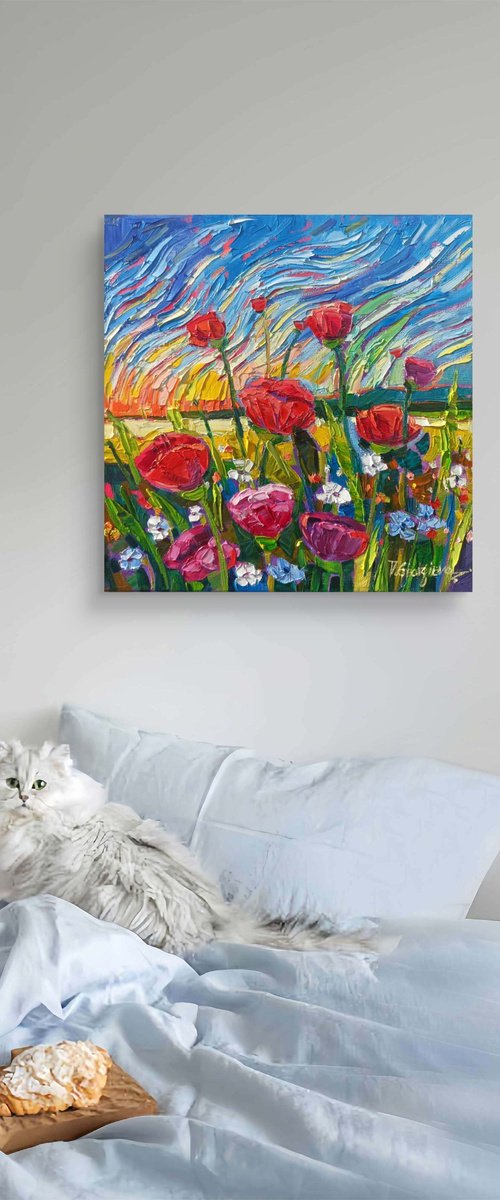 Dance of the Wild Poppies by Vanya Georgieva