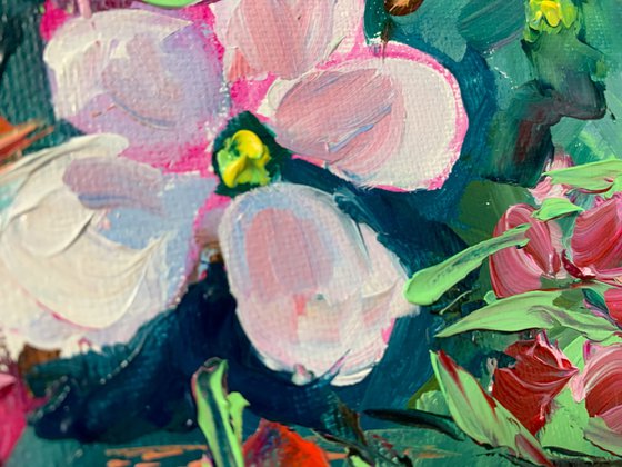Apple blossom.