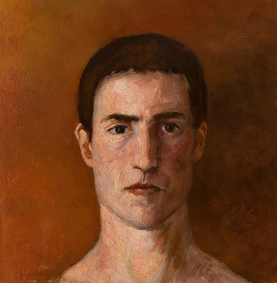 modern portrait from life model