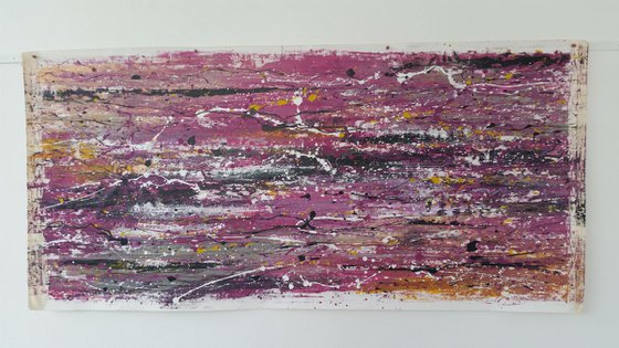 Abstract  Modern ACRYLIC PAINTING on CANVAS by M.Y.