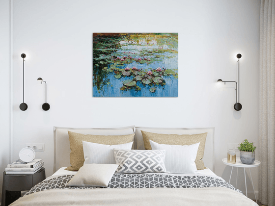 Pink Water Lilies