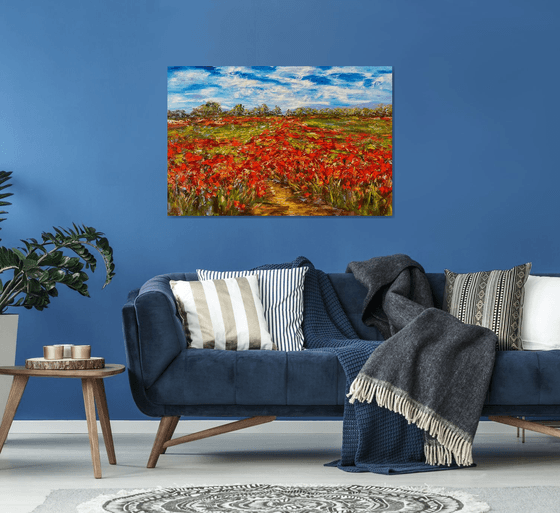 Path in the Field of Poppies