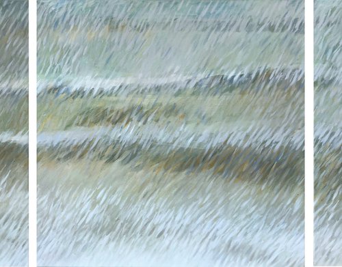 Fish nº 119 / extra large painting by Malgorzata Krakowiak