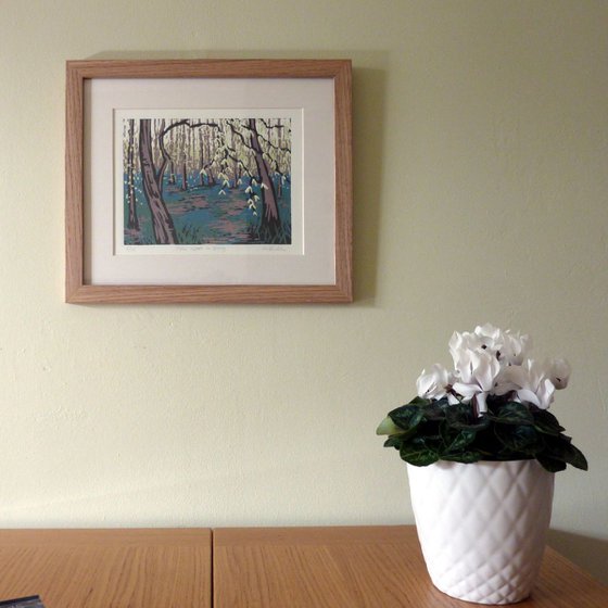 Stoke Woods in Spring, framed