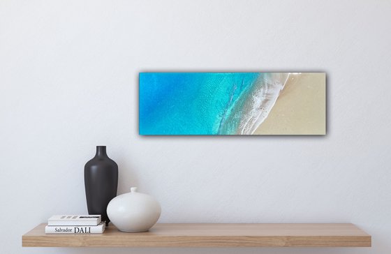 Finding balance - aerial ocean painting