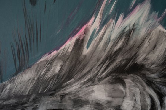 Burning hyena